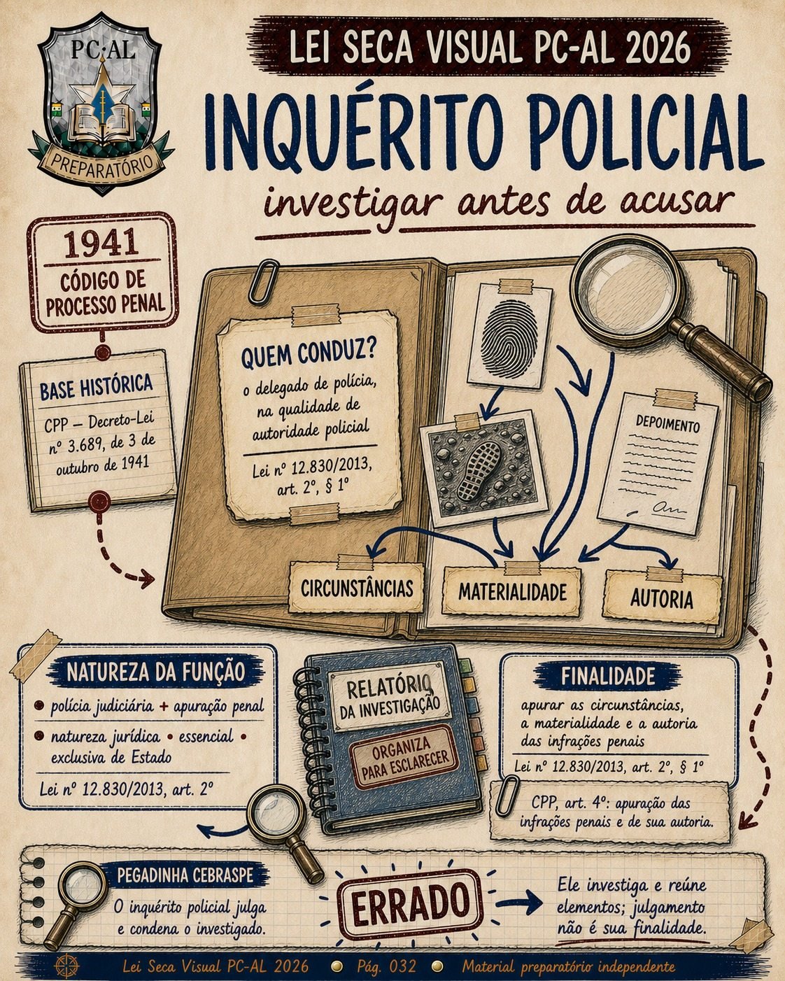 Lei Seca Visual sobre inquérito policial
