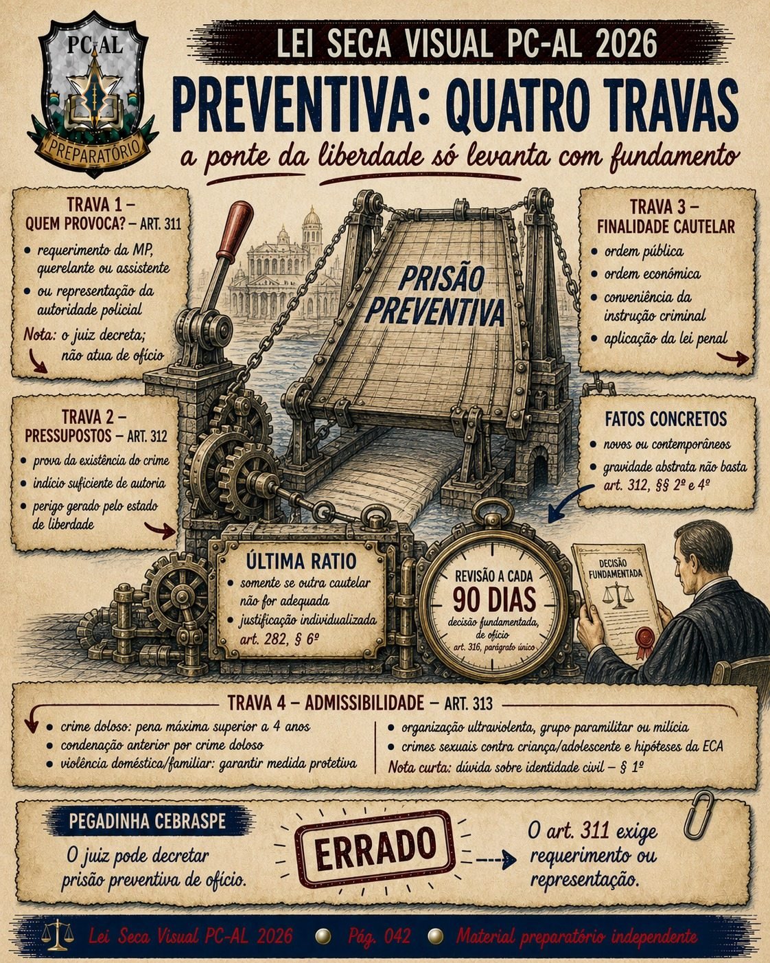 Lei Seca Visual sobre prisão preventiva